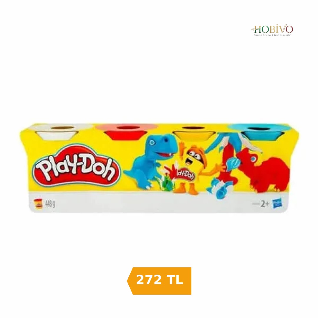Play-Doh Oyun Hamuru 112 Gr. x 4 Renk (HAS-B5517)