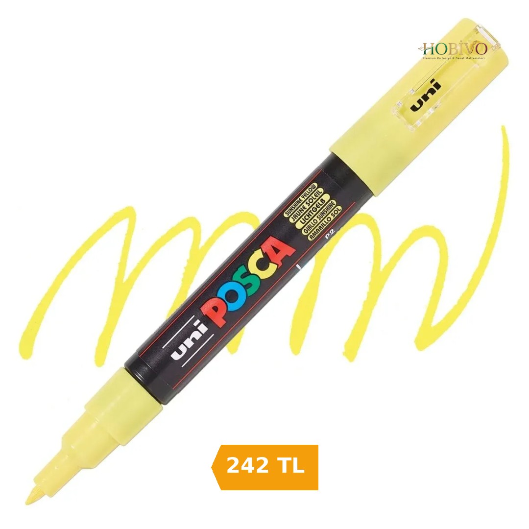 Uni Posca PC-1M Boyama Markörü 0.7 mm. SUNSHINE YELLOW