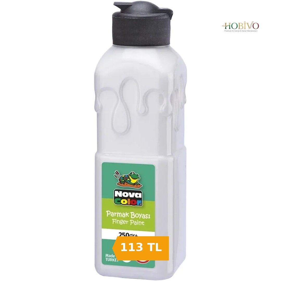 Nova Color Parmak Boyası 250 gr. BEYAZ