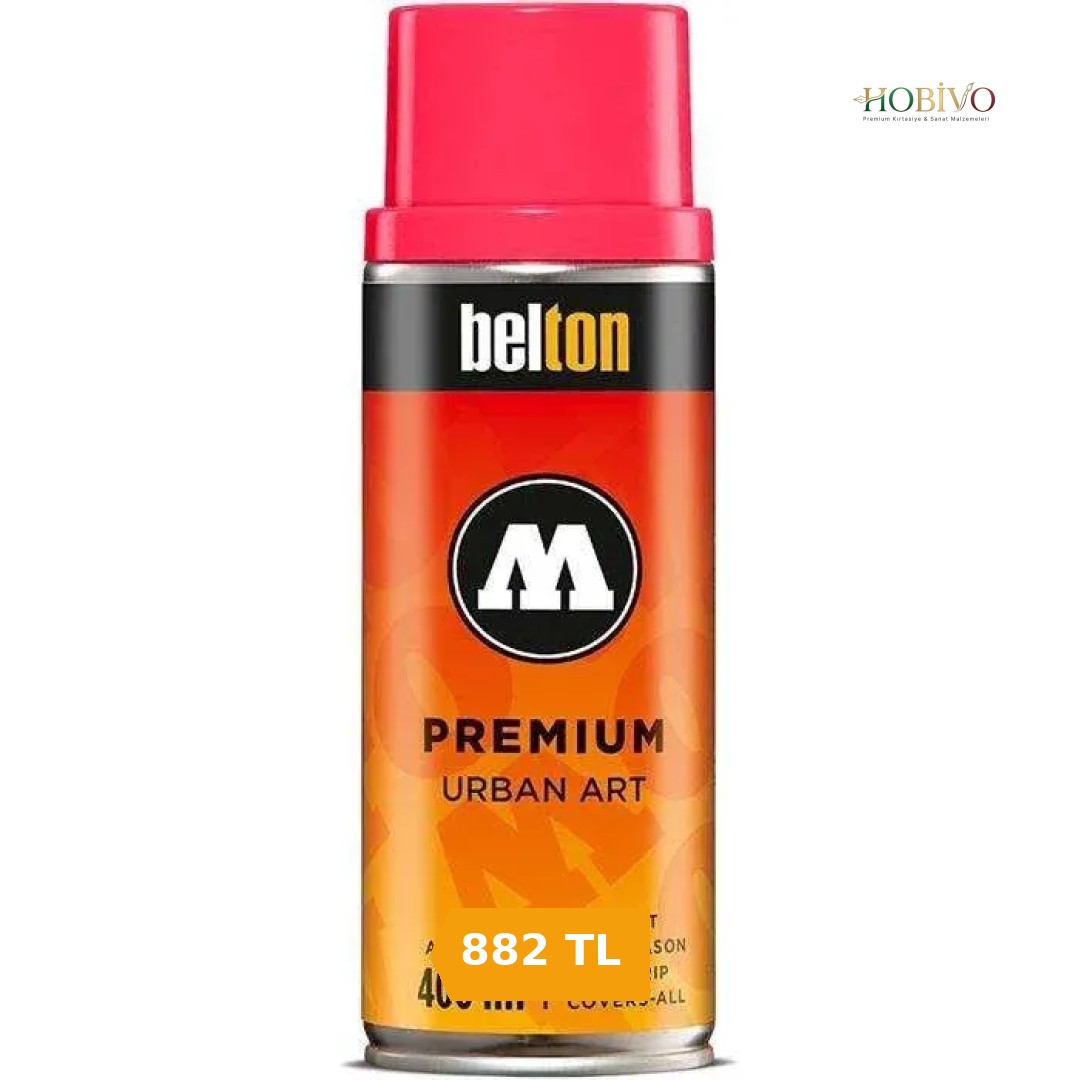 Molotow Belton Premium Sprey Boya 400 ml. 032 Cherry Red