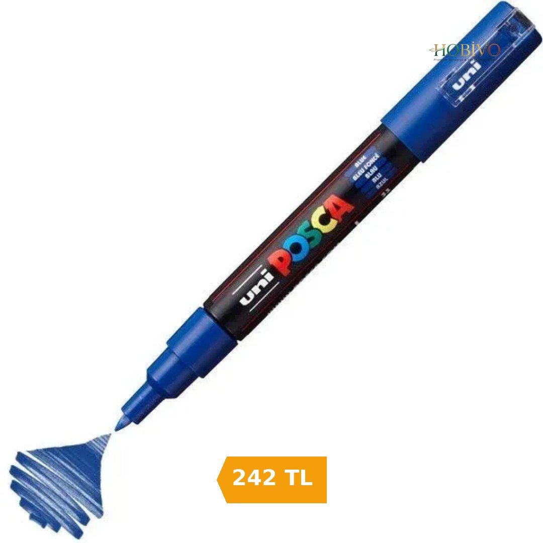 Uni Posca PC-1M Boyama Markörü 0.7 mm. MAVİ