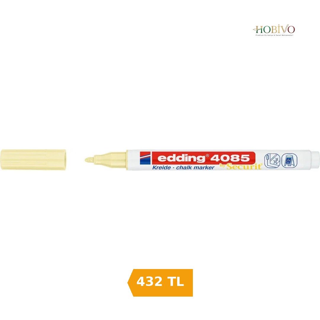Edding 4085 Sıvı Tebeşir Kalemi PASTEL SARI