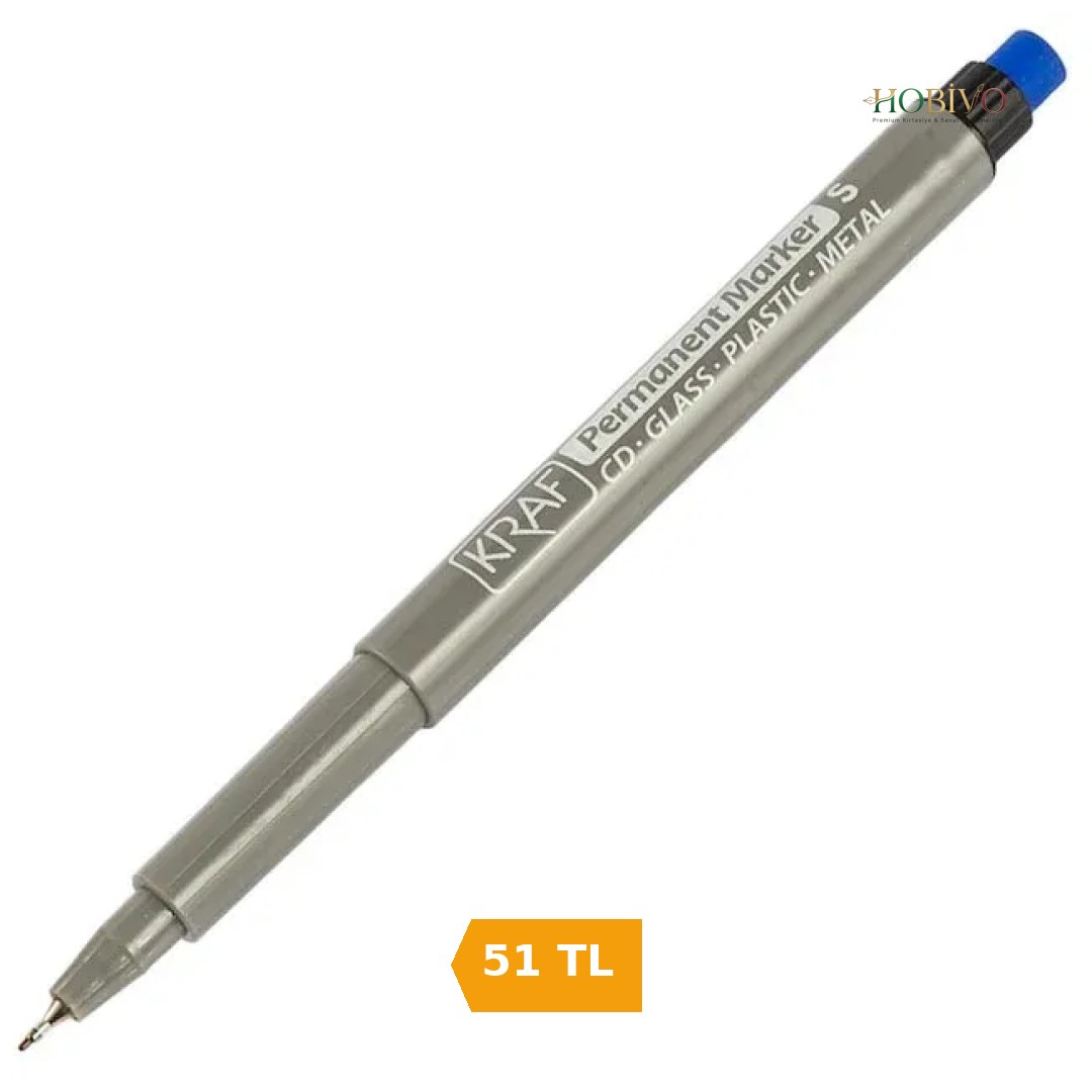 Kraf 270 Asetat Kalemi Silgili (S) SİYAH